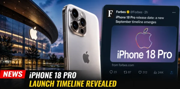 iPhone 18 Pro Expected to Arrive Earlier in September as New Launch Timeline Emerges